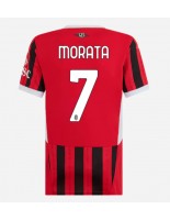 AC Milan Alvaro Morata #7 Hjemmedrakt Dame 2024-25 Korte ermer